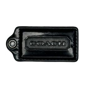 Coach Leather Key Fob Tag